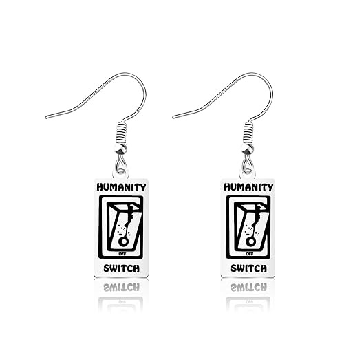 FUNYSO Boucles d'oreilles inspirées de l'émission télévisée Humanity Switch Cadeau
