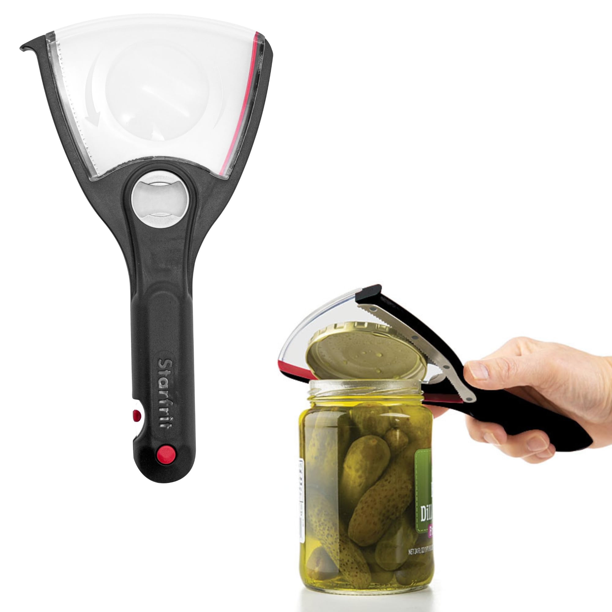 Lot De 2 Ouvre-Boîtes, Ouvre-Bocaux, Ouvre-Boîtes Multifonction Pour