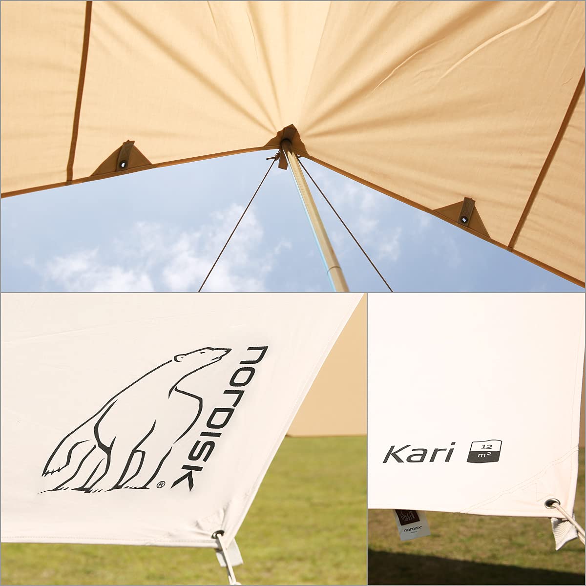 Amazon | [ノルディスク] Nordisk Kari 12 カリ Basic Cotton Tarp 