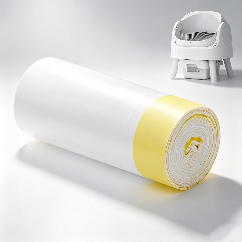 Forro para Caixa de Areia Autolimpante PetPivot AutoScooper 11 e 12 Dismau Branco, Pacote com 20