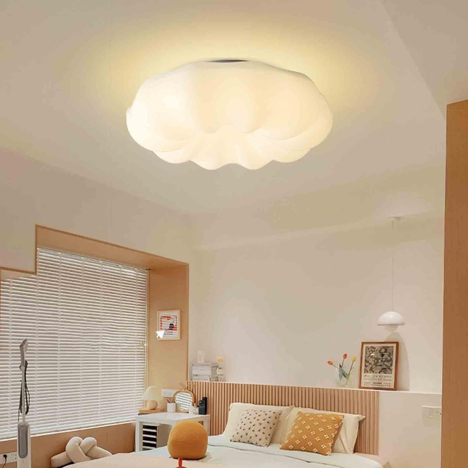 FZQSXAZU Ceiling Pendant Light Fitting, Modern Shade Semi-Flush Mount Chandelier Lighting Fixture Lamp,for Living Room