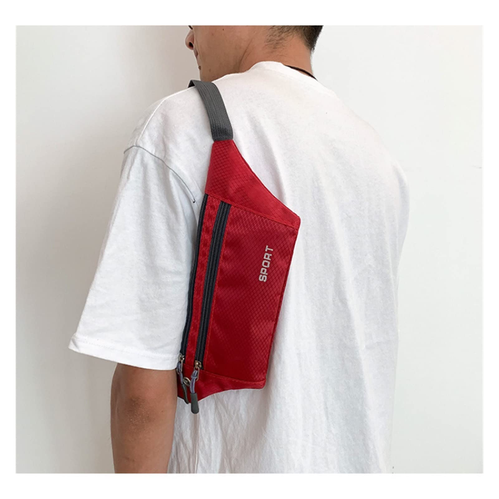 Bolsa de Cintura for teléfonos móviles Fashion Fashion Running Sports Sports Bag Straddle Sportdle Sports Bag Lattice Fitness Cycling Mochila