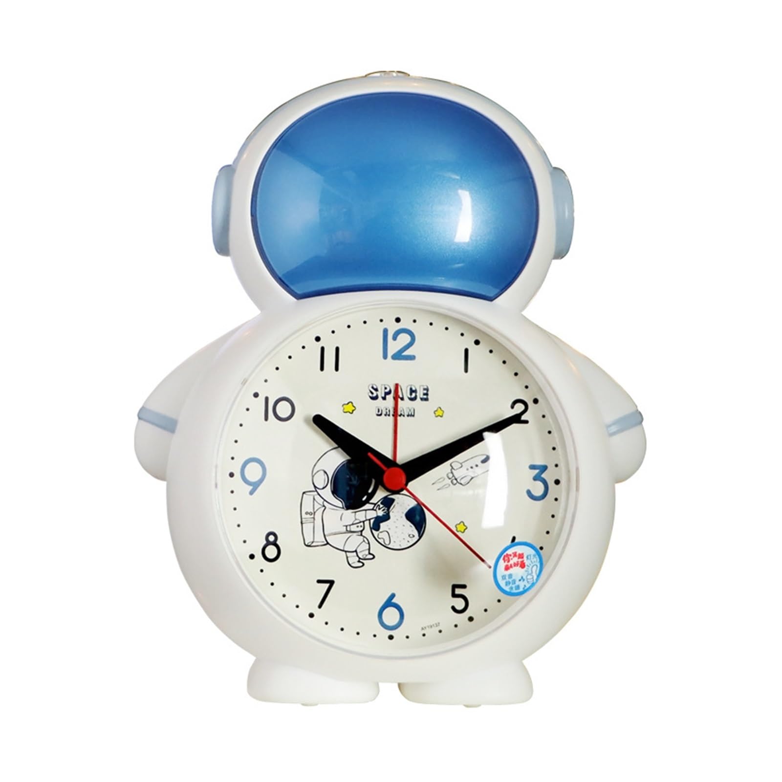 Reloj despertador de astronauta para decorar la mesita de noche infantil
