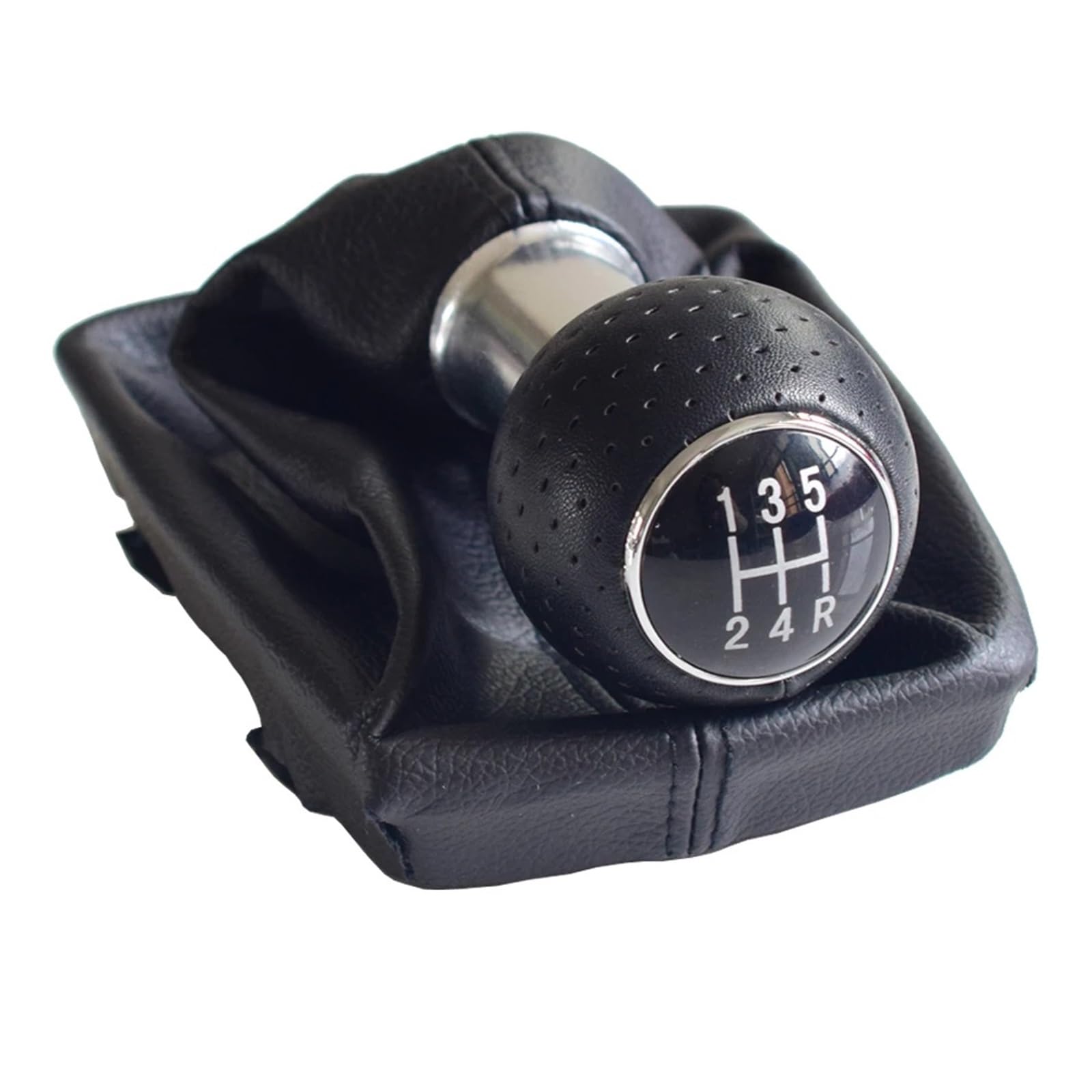 Grozzy Universal Shifter Handle for Fit for A4 B6 B7 Manual 5 6 for Speed Car Gear Shift Shifter Knob Lever Handle Head(5-r-Speed)