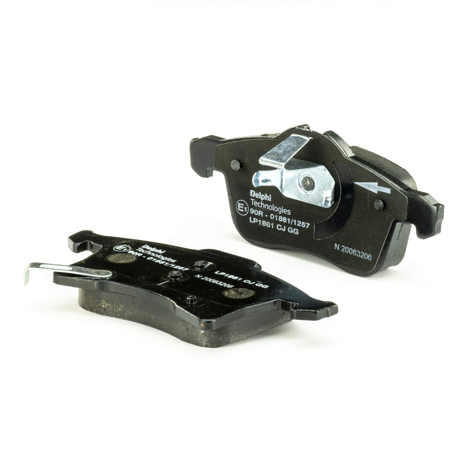Delphi Fren Balatası Ön Opel Astra G 1.4/1.6/1.8/2.0 00-05, Astra G Coupe 1.6/1.8/2.0 00-05, Astra H 1.2/1.4/1.6 06-14, Astra H Gtc 1.6/1.8/2.0 05-10, Astra H Classic 1.7 09 LP1861