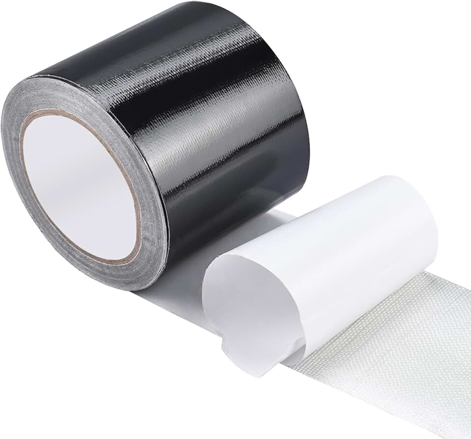 RealPlus Fita Adesiva Para Proteção Da Parte Inferior de Trailers E Motorhomes, 10 Cm X 15 M (4" X 50'), com Adesivo Permanente Para Vedação. Ideal Para Trailers, Motorhomes E Outras Caravanas.