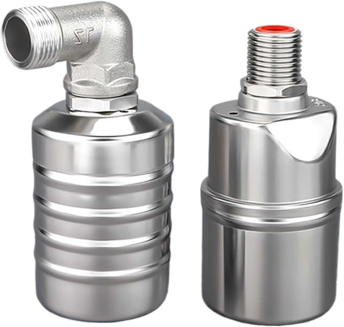 304 Stainless Steel Automatic Water Level Control Valve 1/2" 3/4" 1" Large Flow Float Ball Valve Tower Pool Switch Food Grade(1/2",LARGE FLOW STYLE_UPPER INLET WATER)