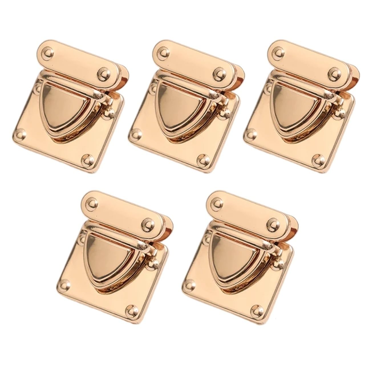 Fermoirs métalliques pour sacs à main : lot de 30 boutons-pression dorés pour la maroquinerie