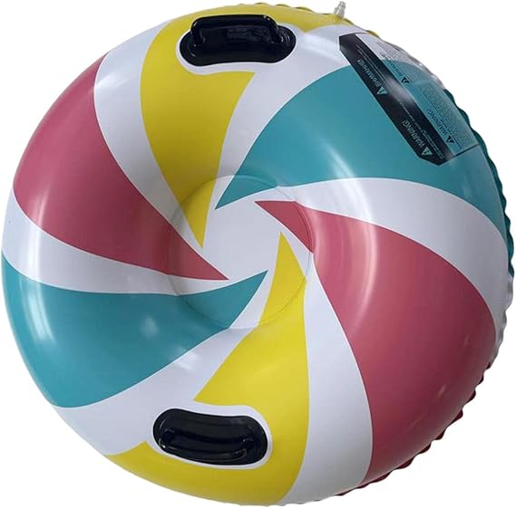 Amazon Colaxi 91cm スノーチューブ高耐久 スキーサークル 雪遊び ソリ 浮き輪 高耐久 冬用スノーチューブスノーおもちゃ