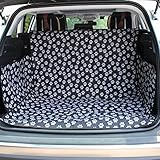 HCMAX Dog Vehicle Cargo Liner Cover Pet Seat Cover Bed Floor Mat Nonslip Waterproof Universal for Car SUV Truck Jeeps Vans Paw Prints