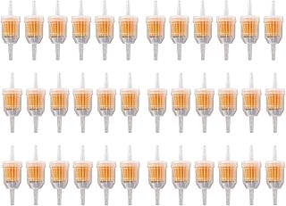 36 Pack Gas Inline Fuel Filter 1/4 x 5/16 Replacement for Briggs Stratton Replacement for John Deere Replacement for Kawasaki