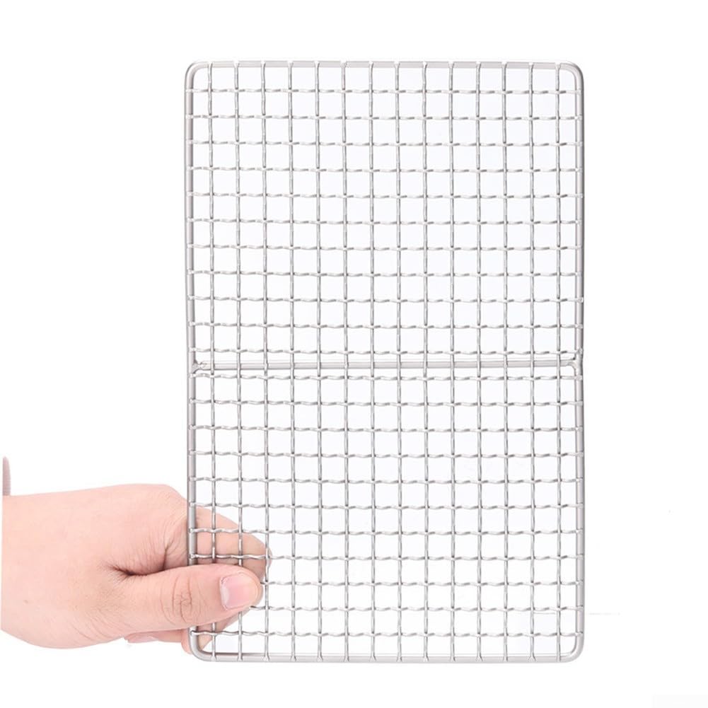 Przenośny składany grill na zewnątrz, lekki aluminiowy grill na węgiel drzewny, na kemping, wędrówki, wędkowanie, kompaktowy i łatwy do przenoszenia, z nogami dla stabilności