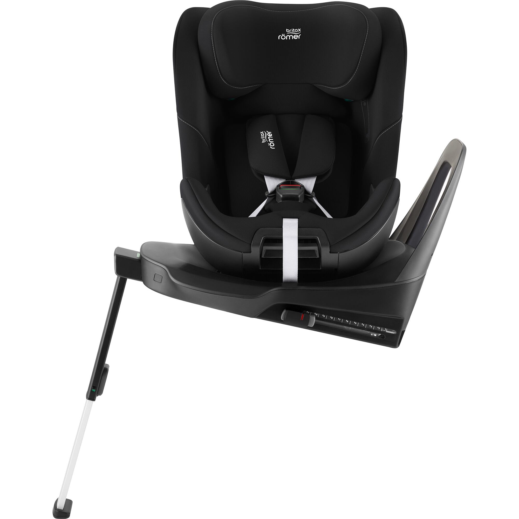 Silla de coche Britax Römer RIDER, para niños de 40 a 125 cm (i-Size) con ISOFIX y pata de apoyo, nacimiento - 7 años, Space Black