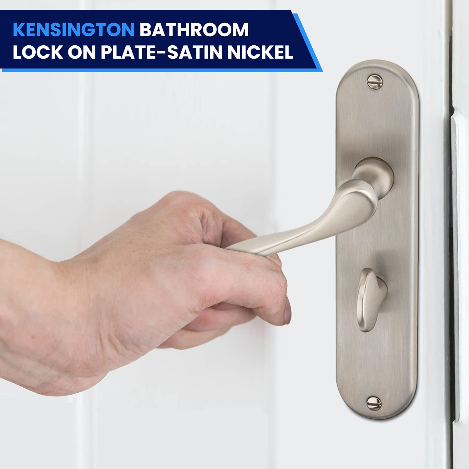 Bathroom Lock Handle for Internal and External Doors. Urfic Kensington ...