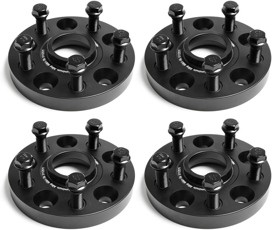 4Pcs 20MM PCD 5x112 CB57.1 Hub Centric Wheel Spacers Forged Aluminum 6061-T6 with Bolts M14x1.5 for Audi A3 8P 8V A4 B5 B6 B7 S4 C4 B6 B7 RS4 B5 B8 A6 C4 C5 C6 Q3 U8 RS Q3