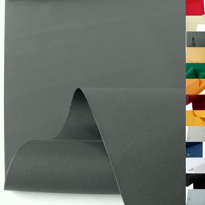 VidaXL Markisenstoff Lichtgrau 3,5x2m - UV- & Wasserfest, Segeltuch Für Terrasse, Balkon Und Garten