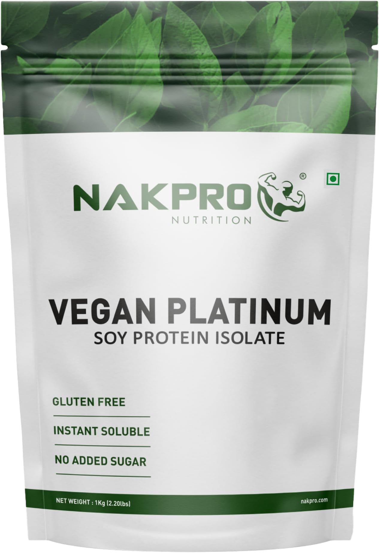 100% Soy Protein Isolate, Chocolate - 1kg | 25.3g Protein, 4.6g BCAA | Natural Vegan Plant Protein Powder | Easy To Digest | All Essential Amino Acids for Muscle Gain and Recovery