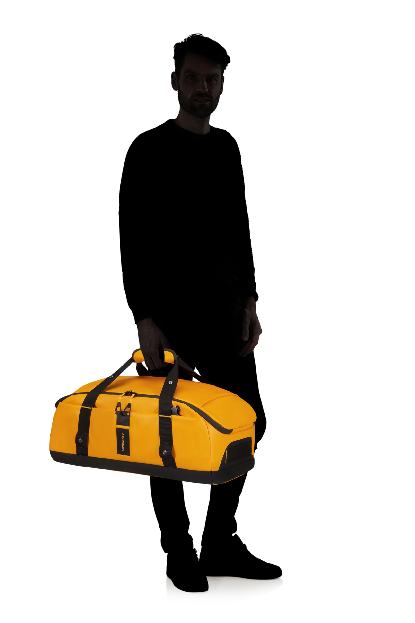 Samsonite Paradiver Light - Sac de Voyage/Sac à Dos S, Bagage Cabine, 55 cm, 40 L, Jaune (Yellow)