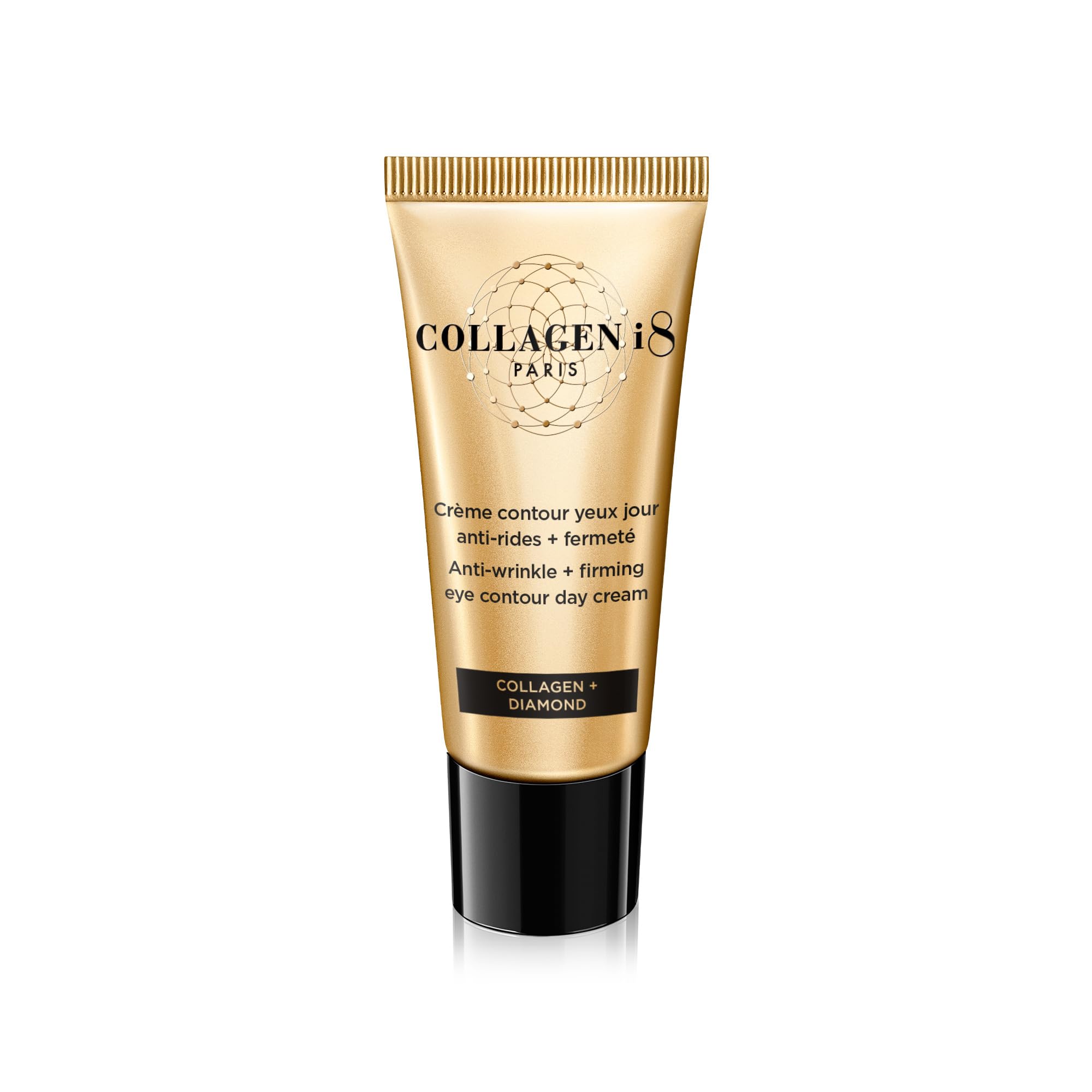 Antifalten + Festigkeit Augenkontur-Tagescreme - Kollagen + Diamant - 15 mL