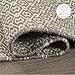 Fab Habitat Machine Washable Area Rug - Hand Woven, Stain Resistant, Pet Friendly - Premium Recycled Polyester Yarn - Geo - Bedroom, Living Room - Lancut - Grey - 4 x 6 ft