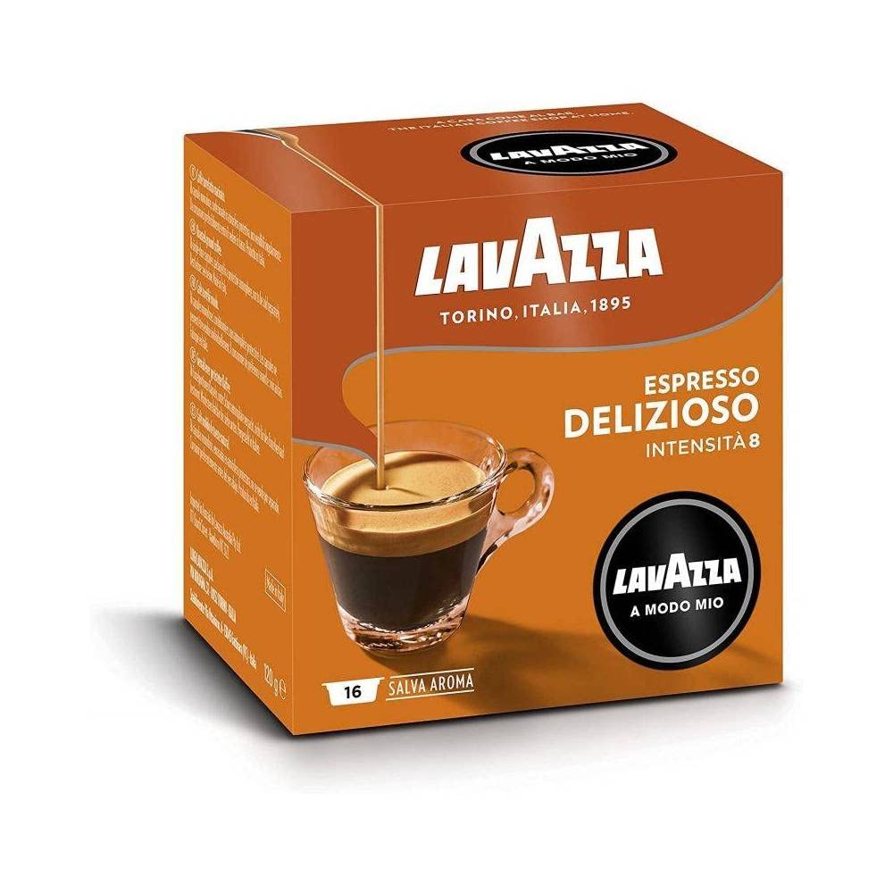 128 cápsulas de café Lavazza a Modo Mio Delicioso Ex Deliciosamente originales