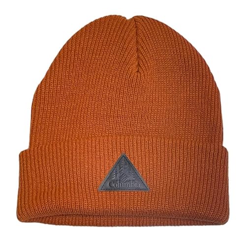 Columbia Unisex Nordic Point Logo Cuffed Beanie Hat Cap (Squash)