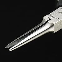 Vista 5 de Engineer Compact Precision Alicates de punta larga compactos (punta de aguja), grado profesional, ESD seguro con mordazas de acero al carbono.