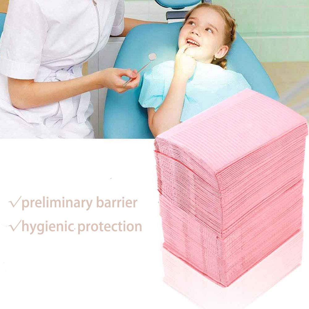 Asciugamano dentario della sciarpa dei bavaglini del paziente eliminabile dei bavaglini dentari per uso della clinica del dentista