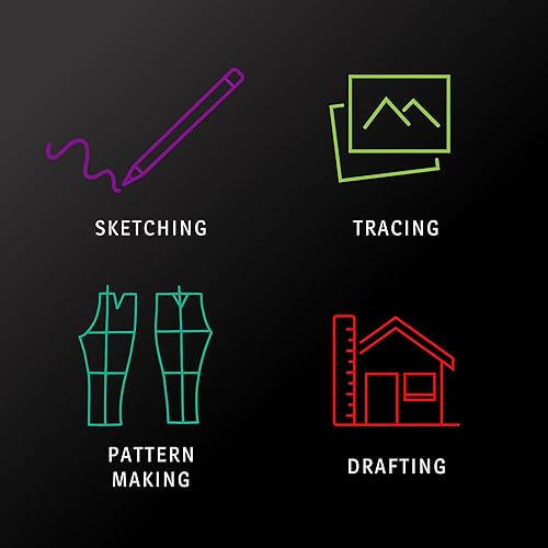 Miniatura 4 de Bienfang Rollo de papel para dibujar y rastrear, amarillo canario, 12 pulgadas x 50 yardas (paquete de 2) 100 yardas en total, para dibujar, trazar,