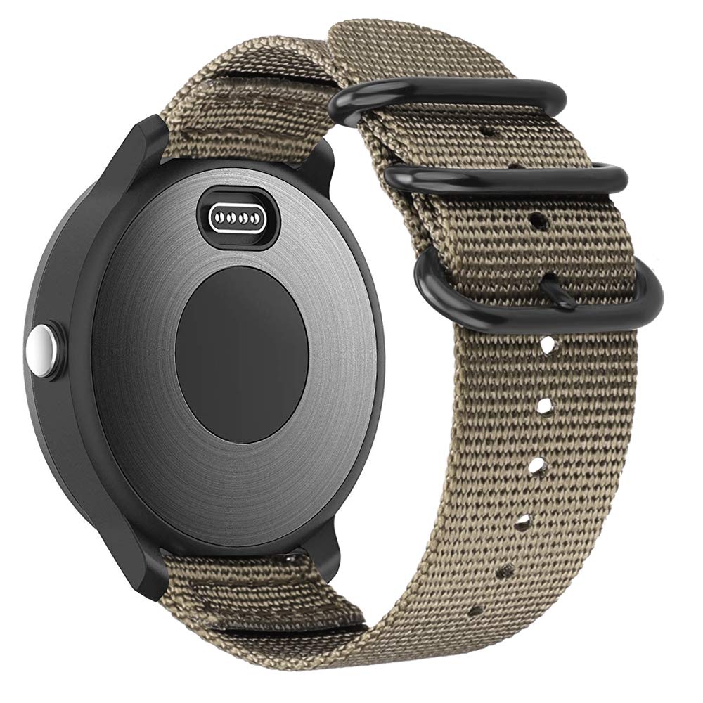 Fintie for Garmin Vivoactive 3 Band, 20mm Soft Nylon Strap Band with Adjustable Closure Compatible with Garmin Vivoactive 3 / Vivoactive 3 Music/Forerunner 645 Music-image-32
