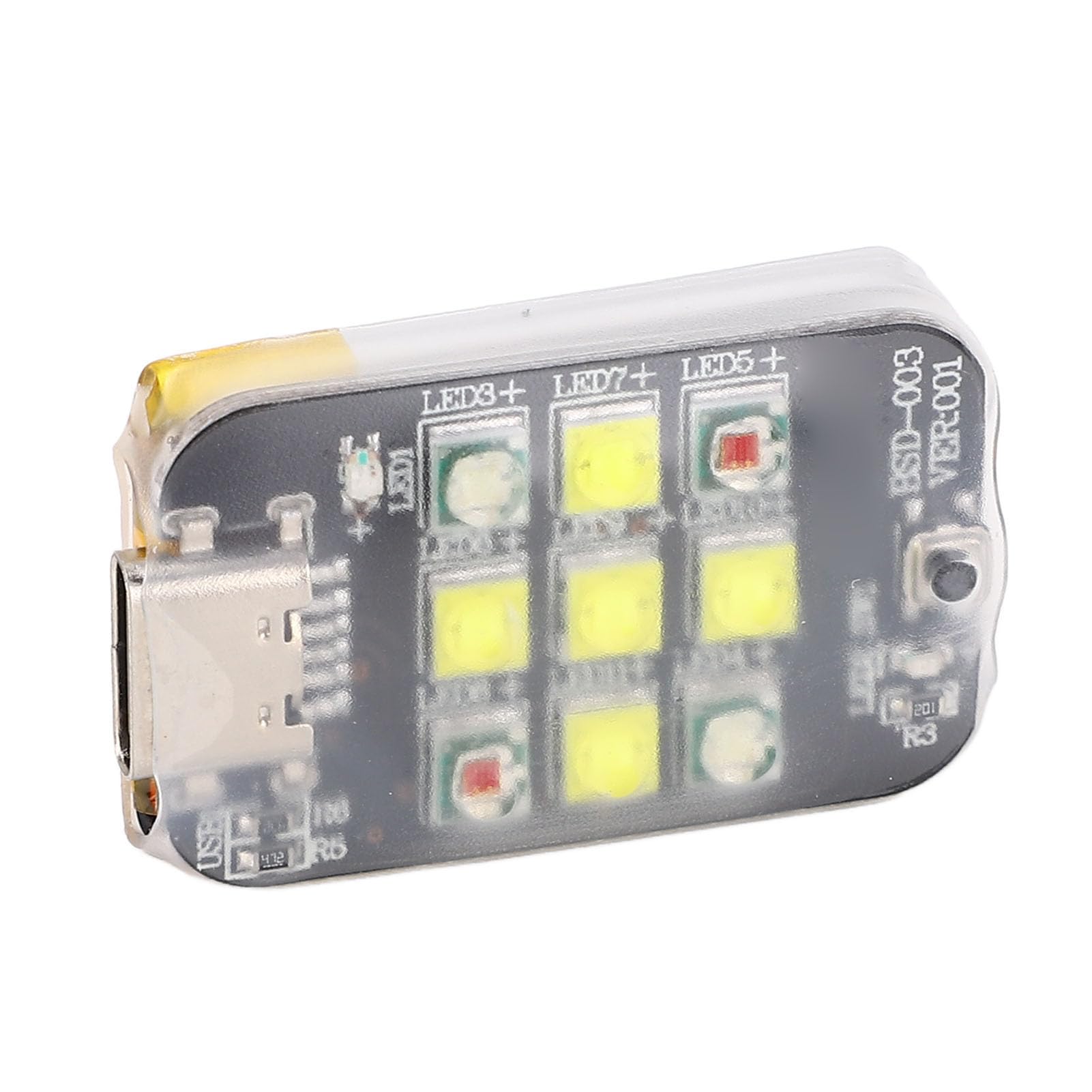 Bewinner Luce Stroboscopica per Drone 9 LED Luminosi, Lampada di Avviso