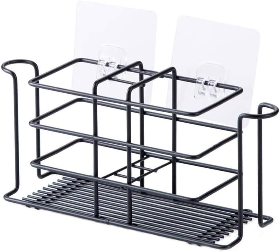 Creative Wrought Iron Toothbrush Rack, Bathroom Toothbrush Toothpaste Wall Hanging