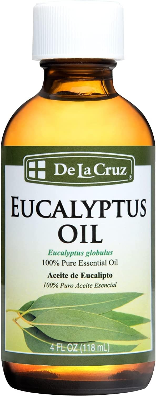 Eucalyptus Essential Oil, 100% Pure Steam Distilled Eucalyptus Globulus, Eucalyptus Oil, Eucalyptus Essential Oil for Diffuser, 4 FL OZ, Aromatherapy, Tree Oil,Long Lasting Scent
