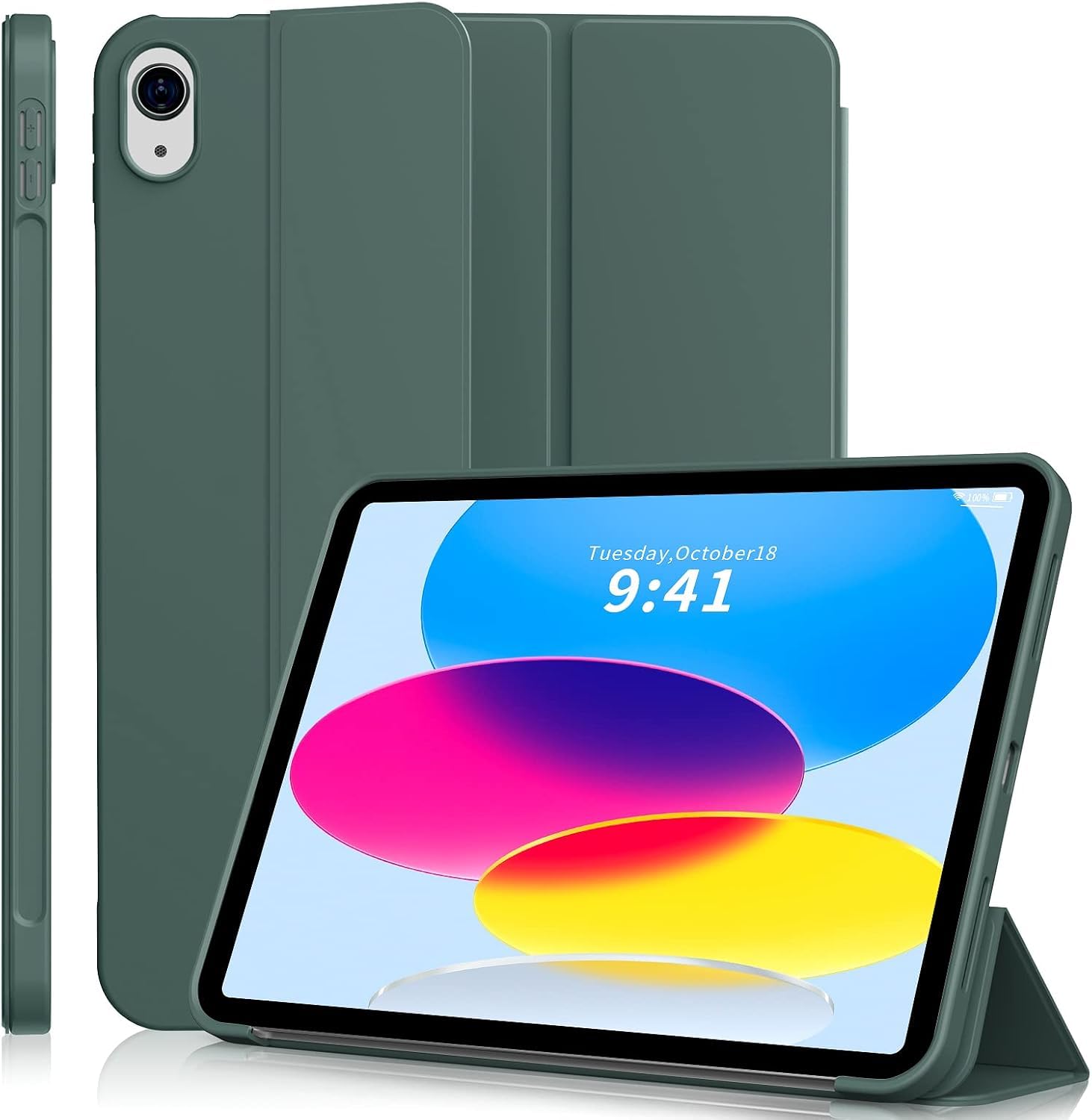 Tablet Case Cover for Apple iPad Pro 11 inch (1st Gen) [Auto Sleep/Wake Cover] [Trifold Stand] - Black — Amazon image 12