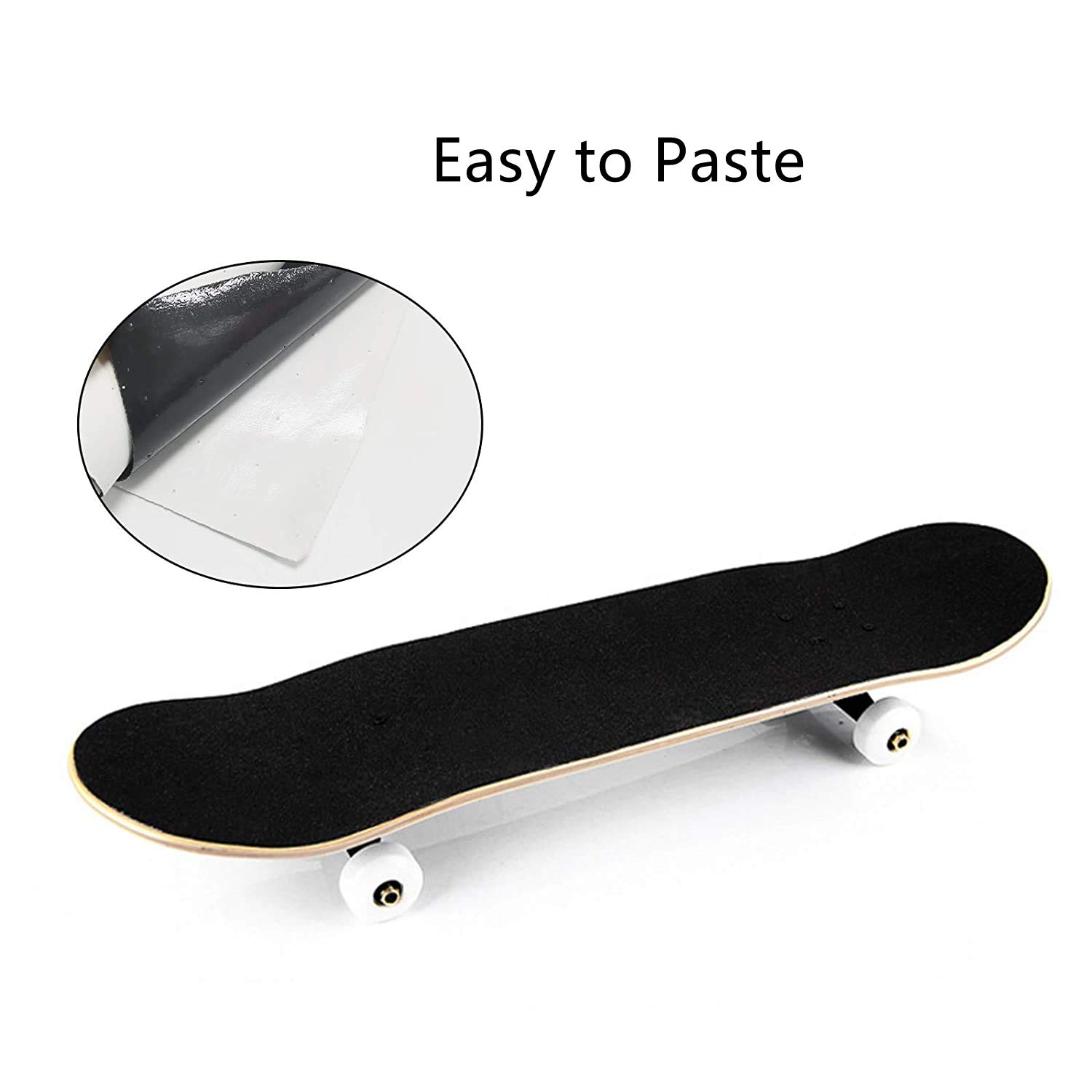 Skateboard Grip Tape 84x23cm Antidérapant Griptape Grit Grossier Feuille Simple