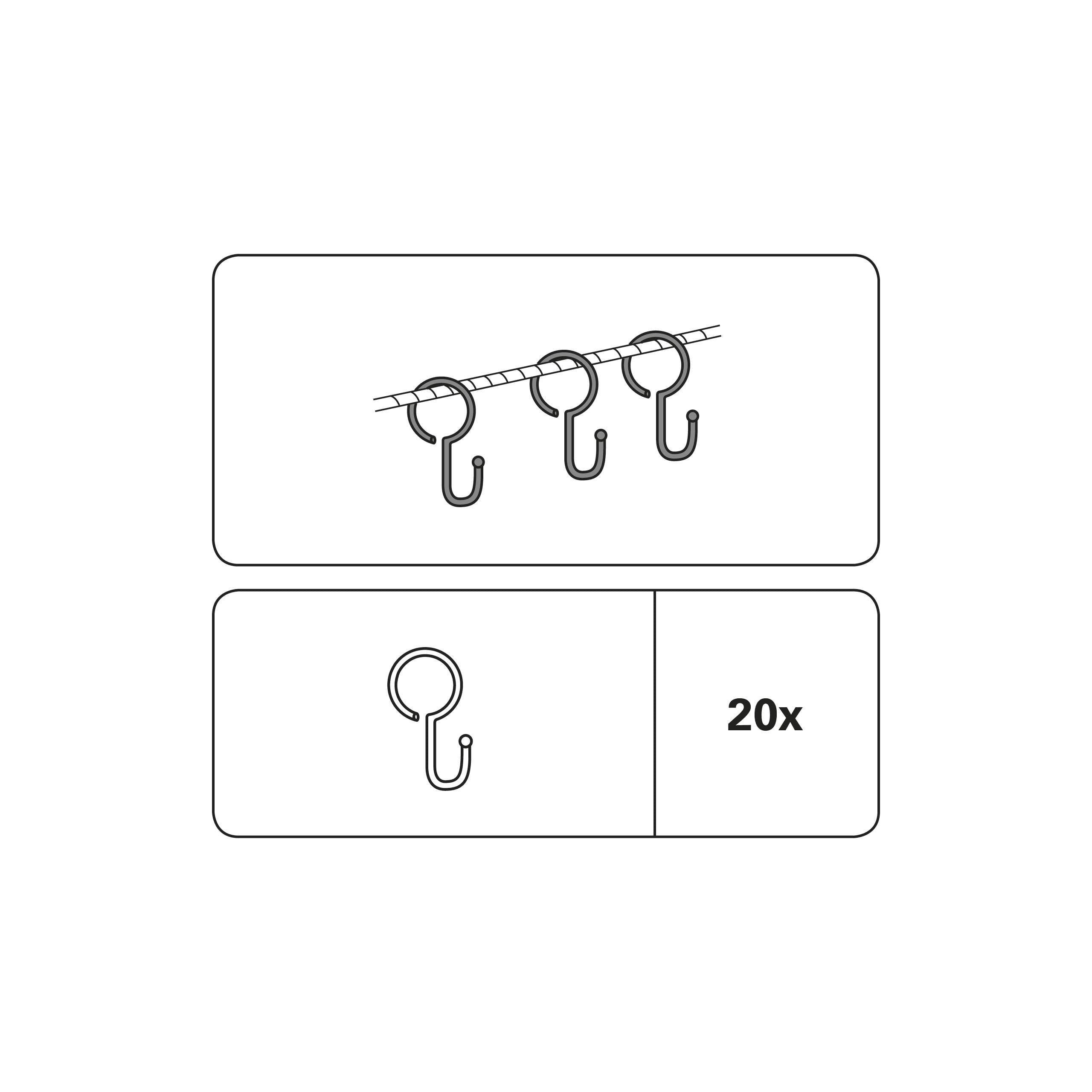 Ganci Decorativi A V Per Tende - Senza Foratura - Aspetto Acciaio - Confezione Da 2 Pezzi - Ideali Per Porte E Finestre - Foto 13