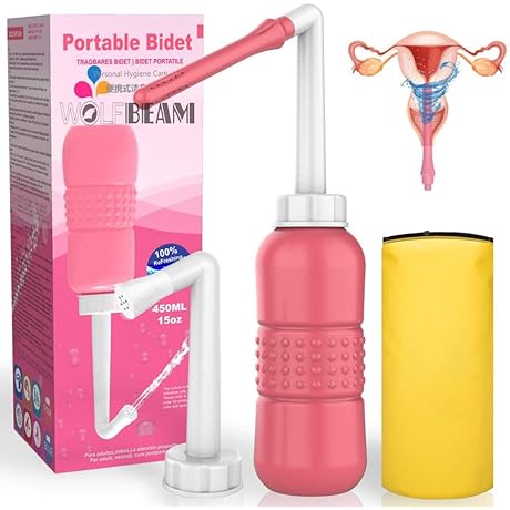 2-1 Cleaning Helper Portable Vaginal Washing Washing Container Bidet Washer Nozzle