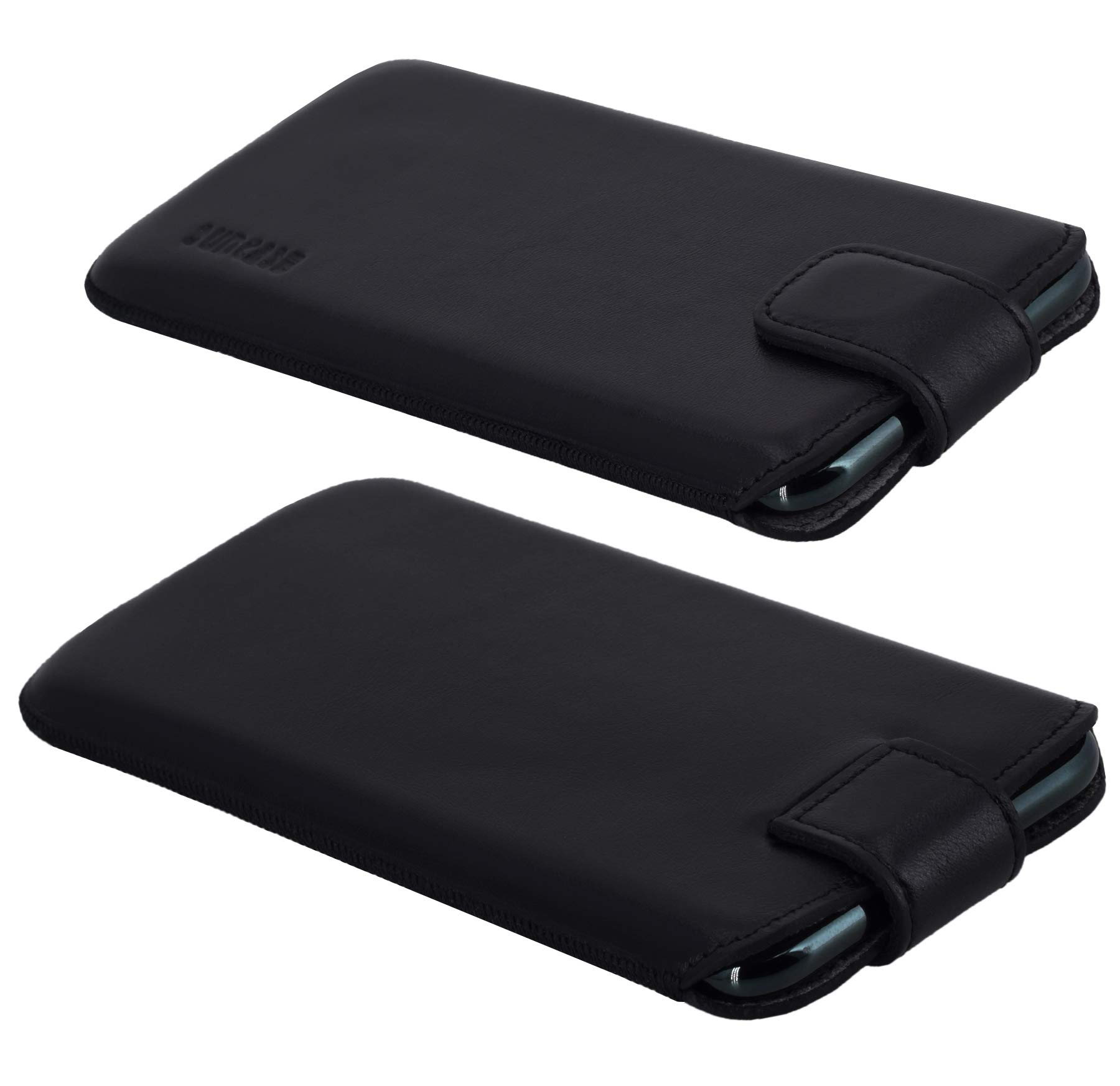 Suncase Custodia in vera pelle *Slim Edition