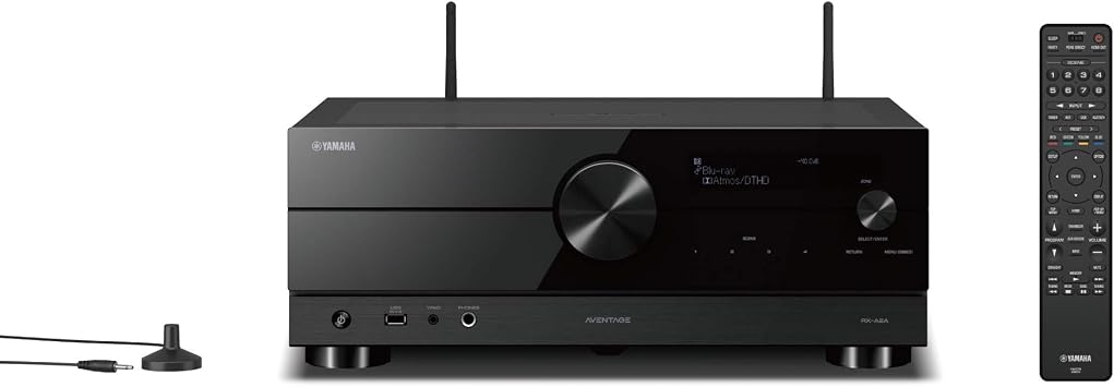 Yamaha AV Receiver AVENTAGE RX-A2AB 7.1ch Dolby Atmos DTS:X Network Audio High-Resolution Audio Compatible Black
