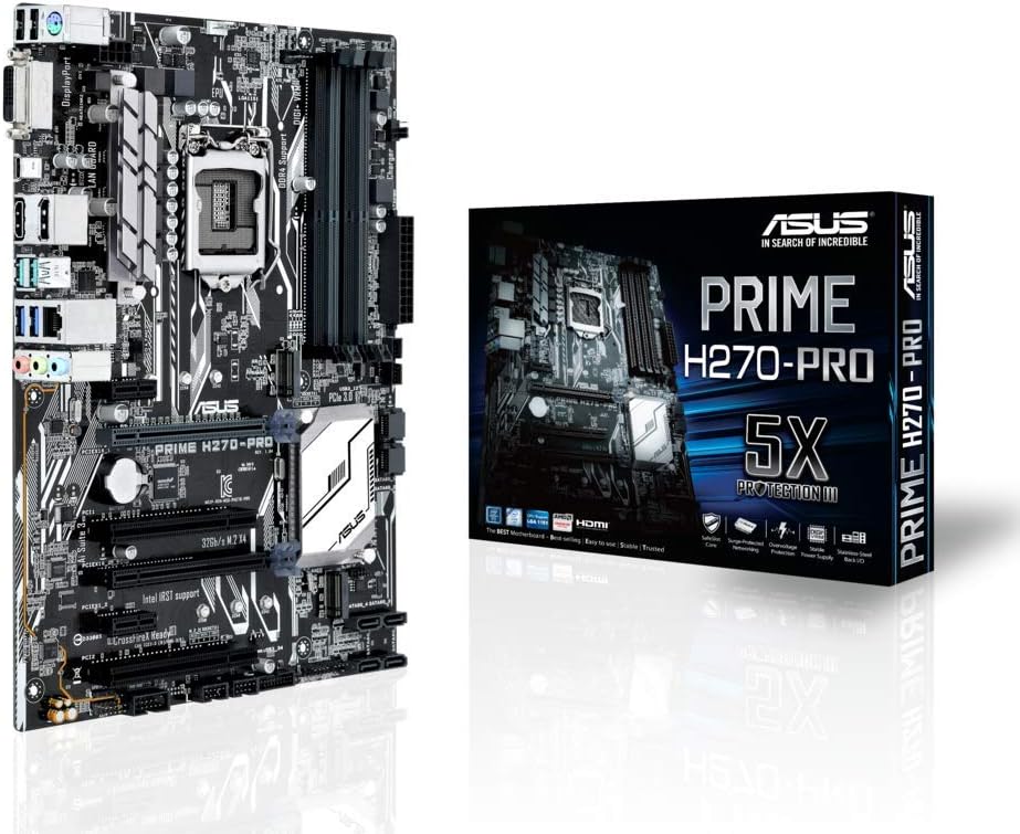 Asus Prime H270-PRO DDR4 Intel H270 SATA ATX Motherboard