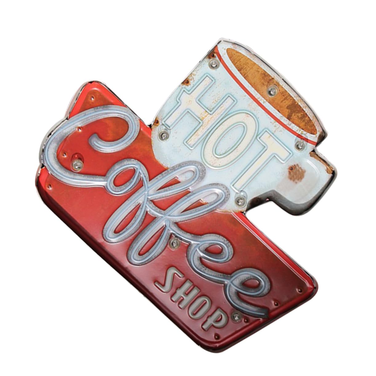 Letrero Luminoso LED Café Retro Creativo para Pared