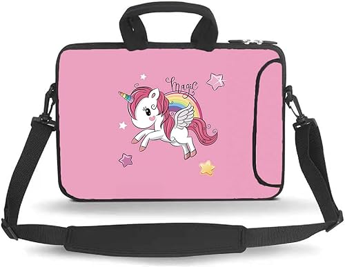 Miniatura 2 de Bolsa de mensajero de 14, 15, 15.4 y 15.6 pulgadas, funda de transporte con asa para accesorios, para portátiles de 14 a 15 pulgadas, cuadernos,