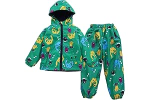Adorable Dinosaur-Themed Toddler Rain Suit for Budding Adventurers: 2T