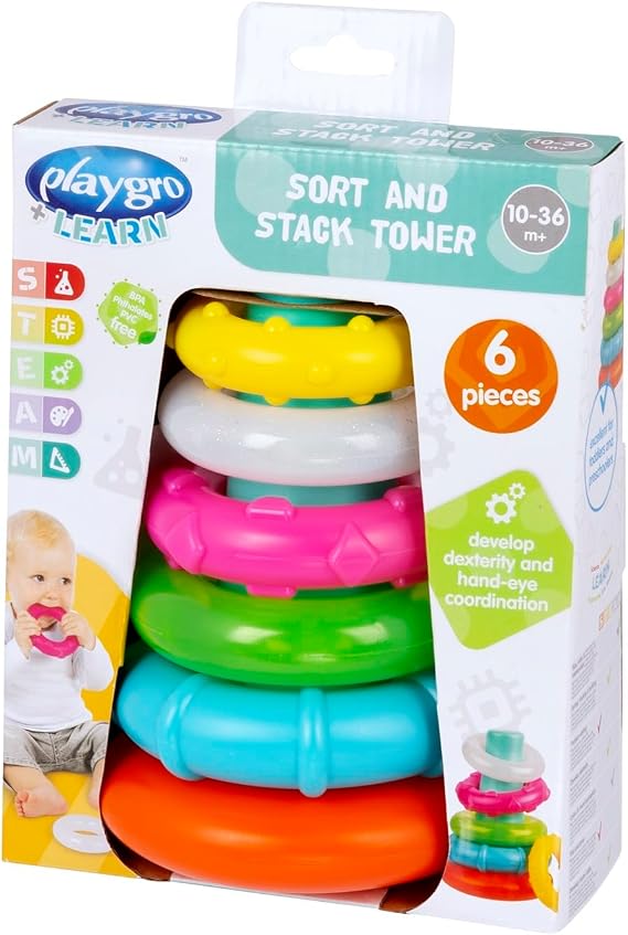 Playgro Sort and Stack Tower - Refresh