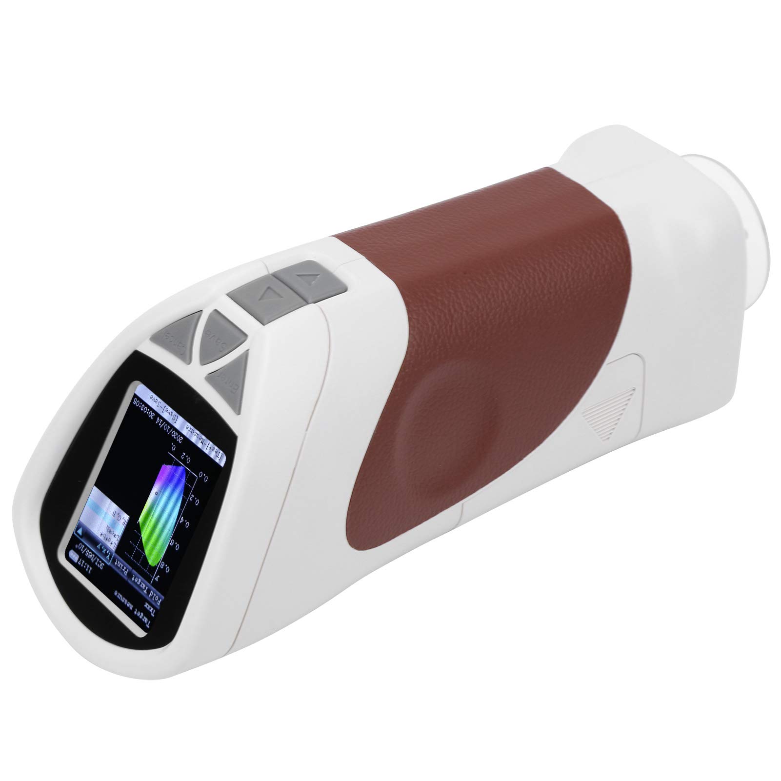 Farbmessgerät, CS-10 8MM ABS Hochpräzises Digitales Colorimeter, Tragbares Color Reader, Farbfächer Digital Bestimmen und Identifizieren für Kunststofftüchern Pulvern