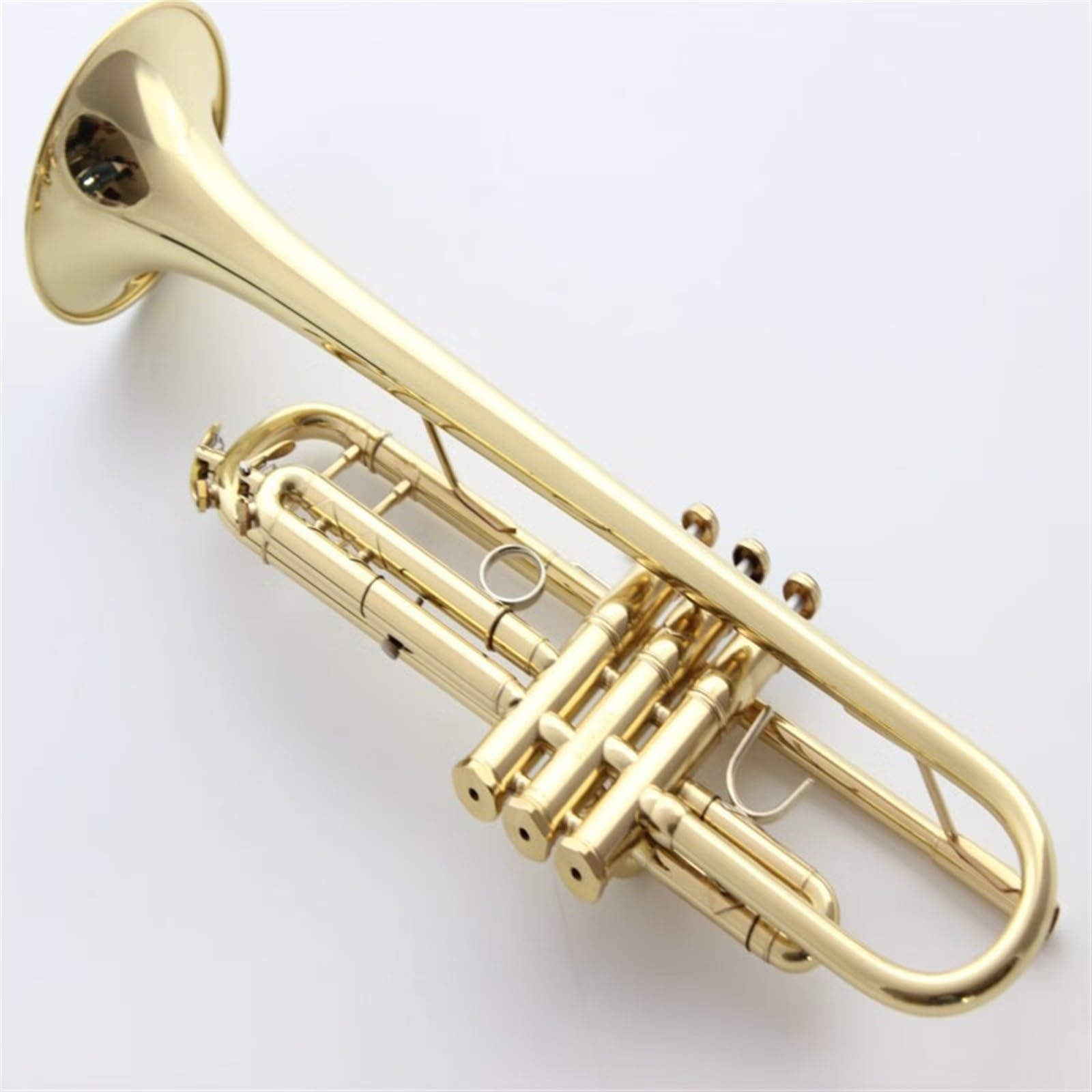 Trąbki Trąbka Posrebrzana Trąbka B-dur Instrument Muzyczny Początkujący Złoty Stal Nierdzewna Trwały