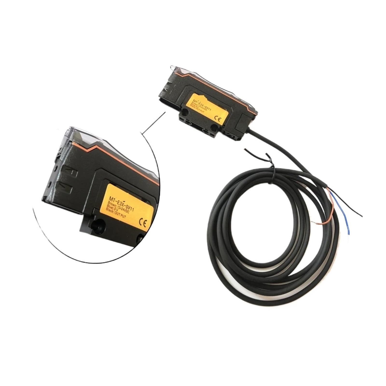 NVSFZGIYG E3X-SV11 NPN PNP Fiber Optic Amplifier Sensor Photoelectric Switch(E3X-SV11 (NPN))