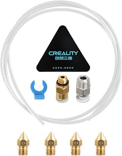 CR 공식 PTFE 테프론 튜브 보덴 튜브 1.75mm 필라멘트 3D 프린터 교체 부품 키트 엔더 오리지널 액세서리 보덴 튜브 1m, 노즐 4개 포함