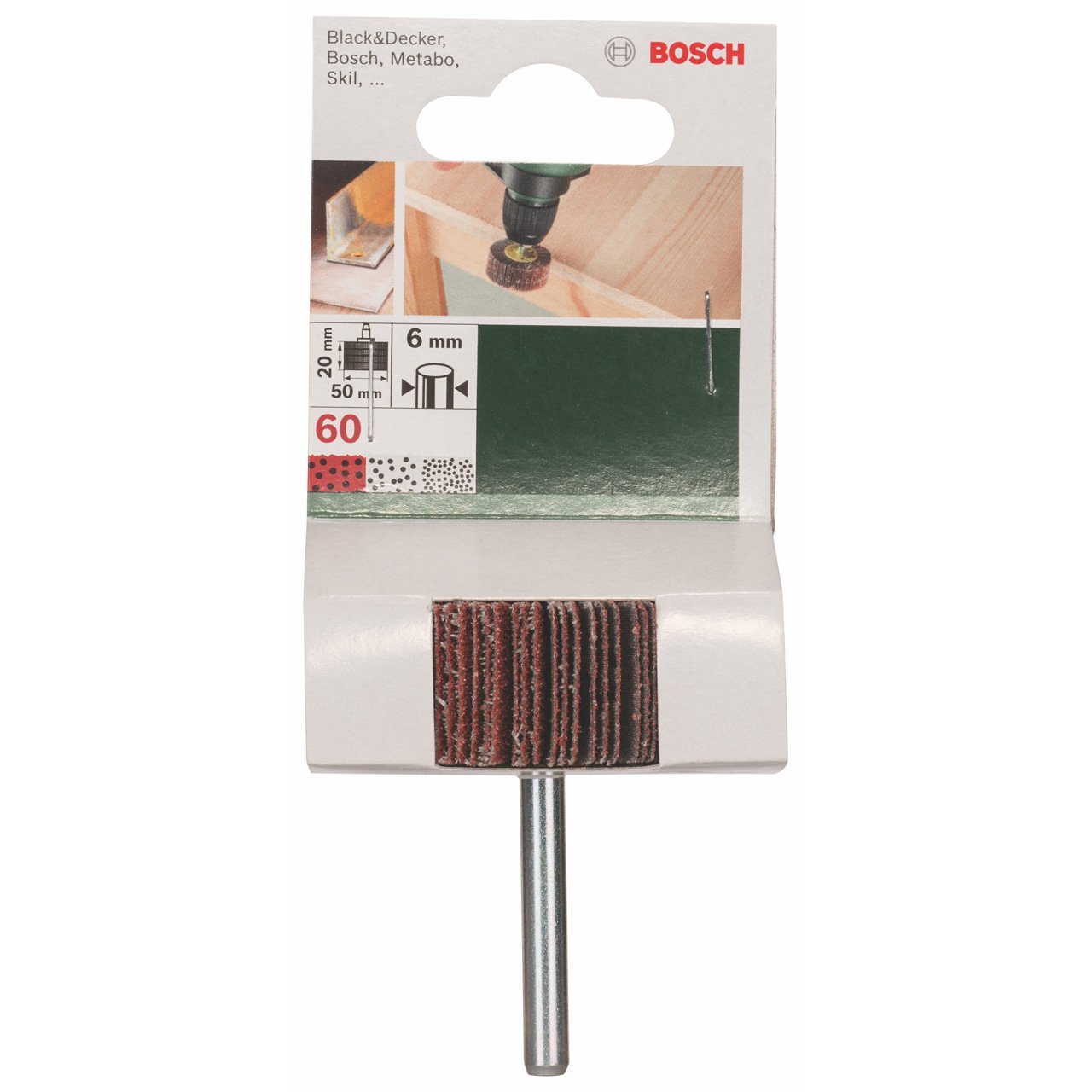 Produktbild von Bosch DIY Lamellenschleifer 50x20 Mm, Körnung G120 – Für Oberflächenfeinschliff, Entgraten & Polieren