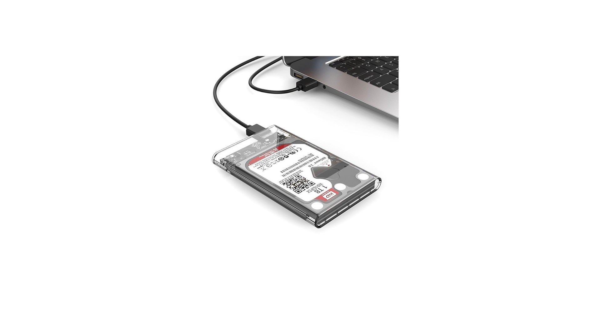 HaloVa USB 3.0 External Hard Drive Enclosure for 2.5 inch SATA HDD and SSD, 2.5" Hard Disk Case, Optimized for SSD, Support UASP SATA III